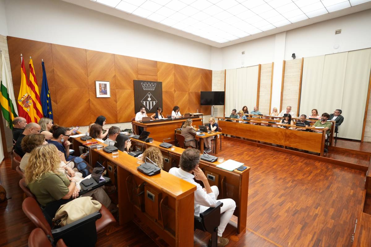 El ple municipal, reunit aquest dilluns