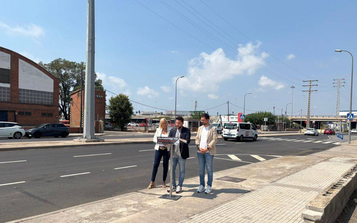 El vial principal del polígon Francolí de Tarragona ja funciona a ple rendiment després de les obres d'asfaltatge