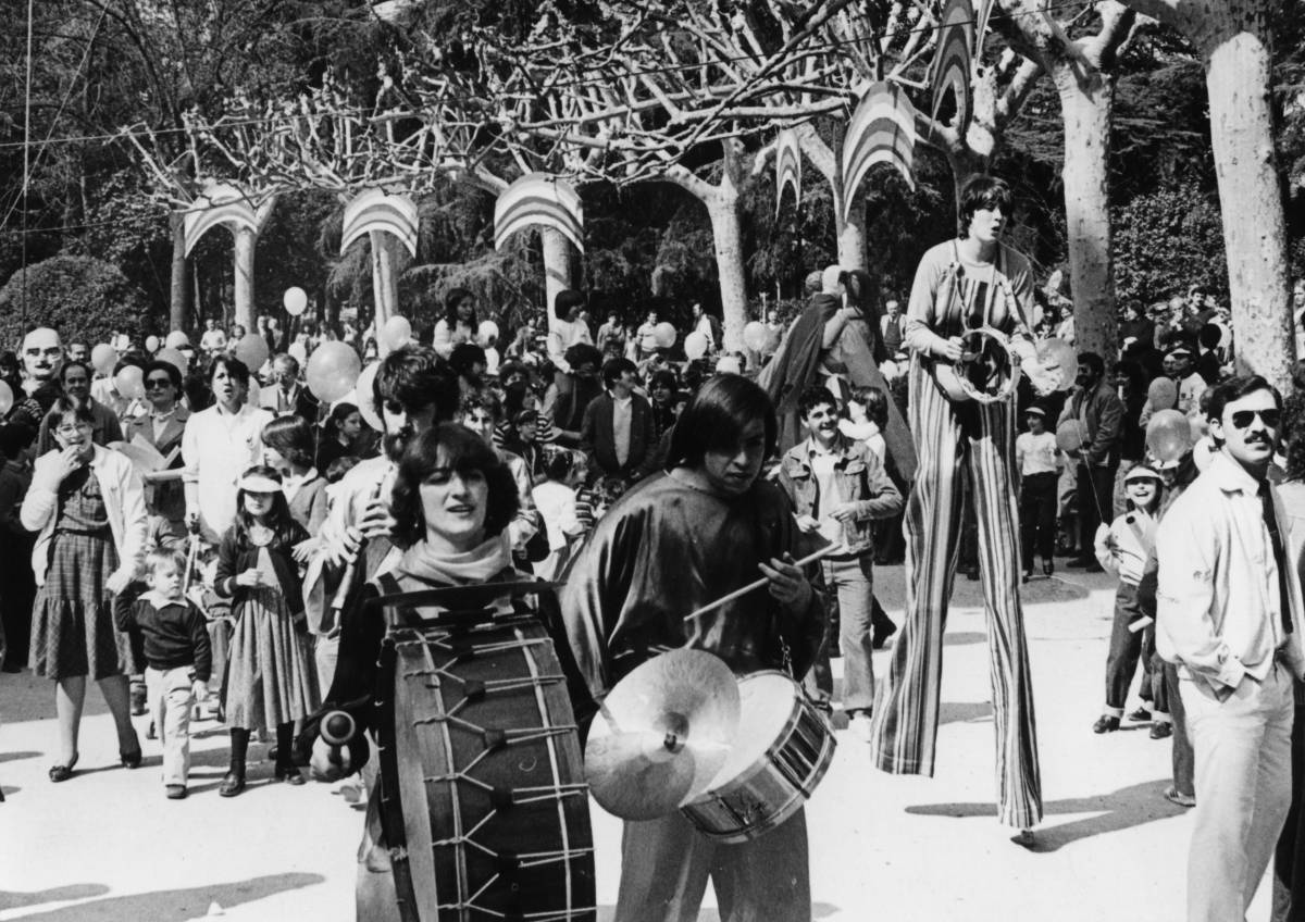 Festa amb xanquers, música i capgrossos