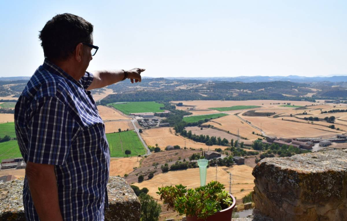 El Ton de Cal Silet guaitant la postal de la Noguera alta - Àlvar Llobet