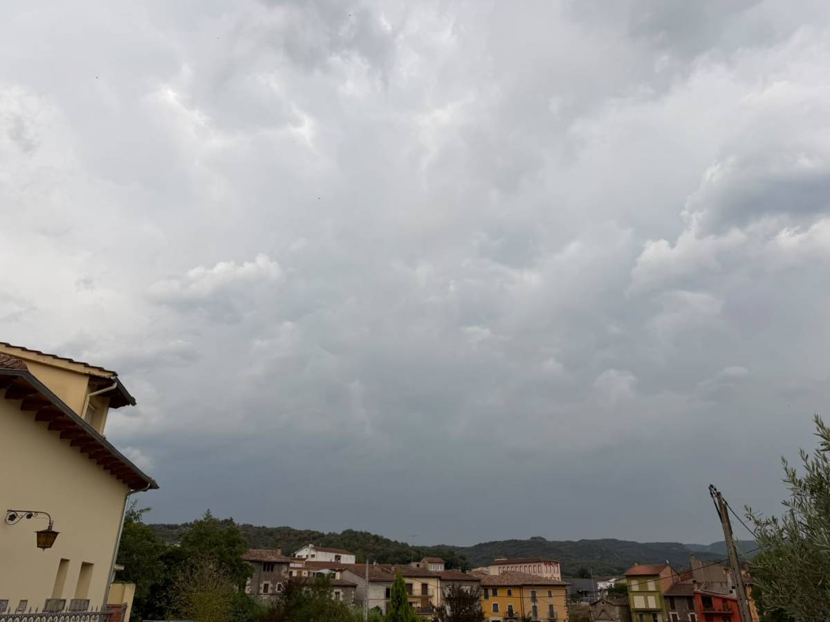 Avís vermell del Meteocat per temps violent