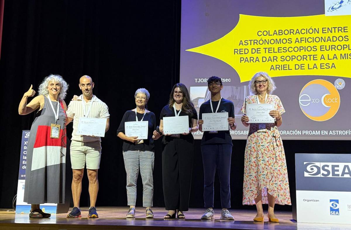 El grup Urania, distingit amb el IV Premi Javier Gorosabel de Col·laboració ProAm - CEDIDA El grup Urania, distingit amb el IV Premi Javier Gorosabel de Col·laboració ProAm