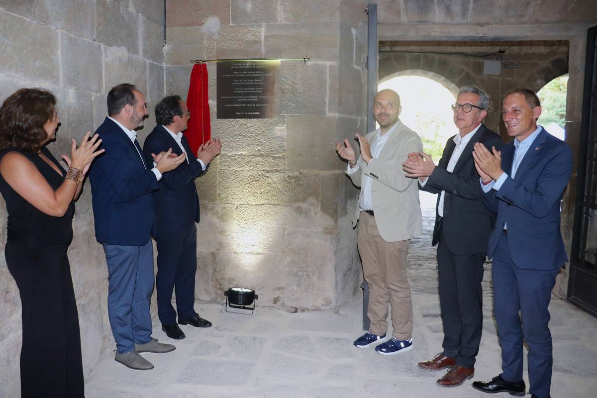 Talarn defensa a la inauguració de la Casa Gran del Santuari del Miracle que els edificis històrics han de ser una oportunitat de futur