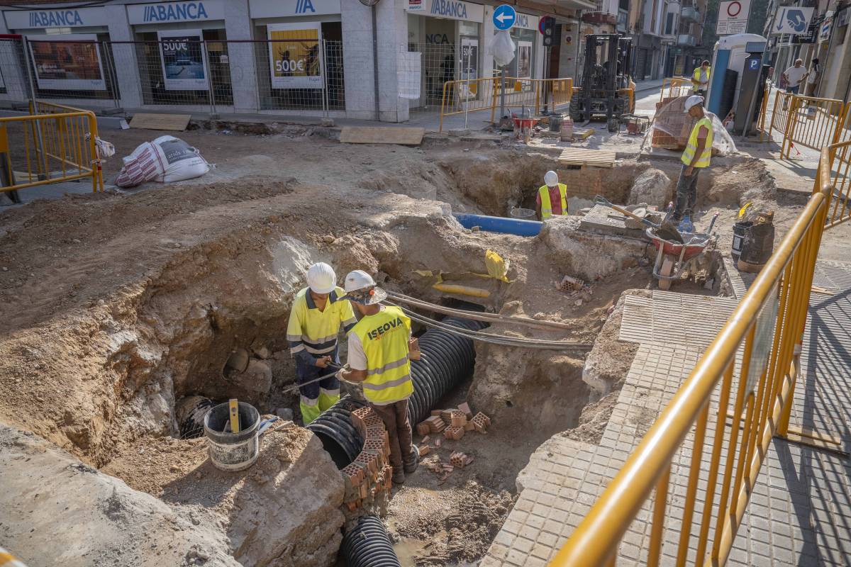 L'Ajuntament accelera les obres del carrer d'Arquimedes per intentar escurçar terminis
