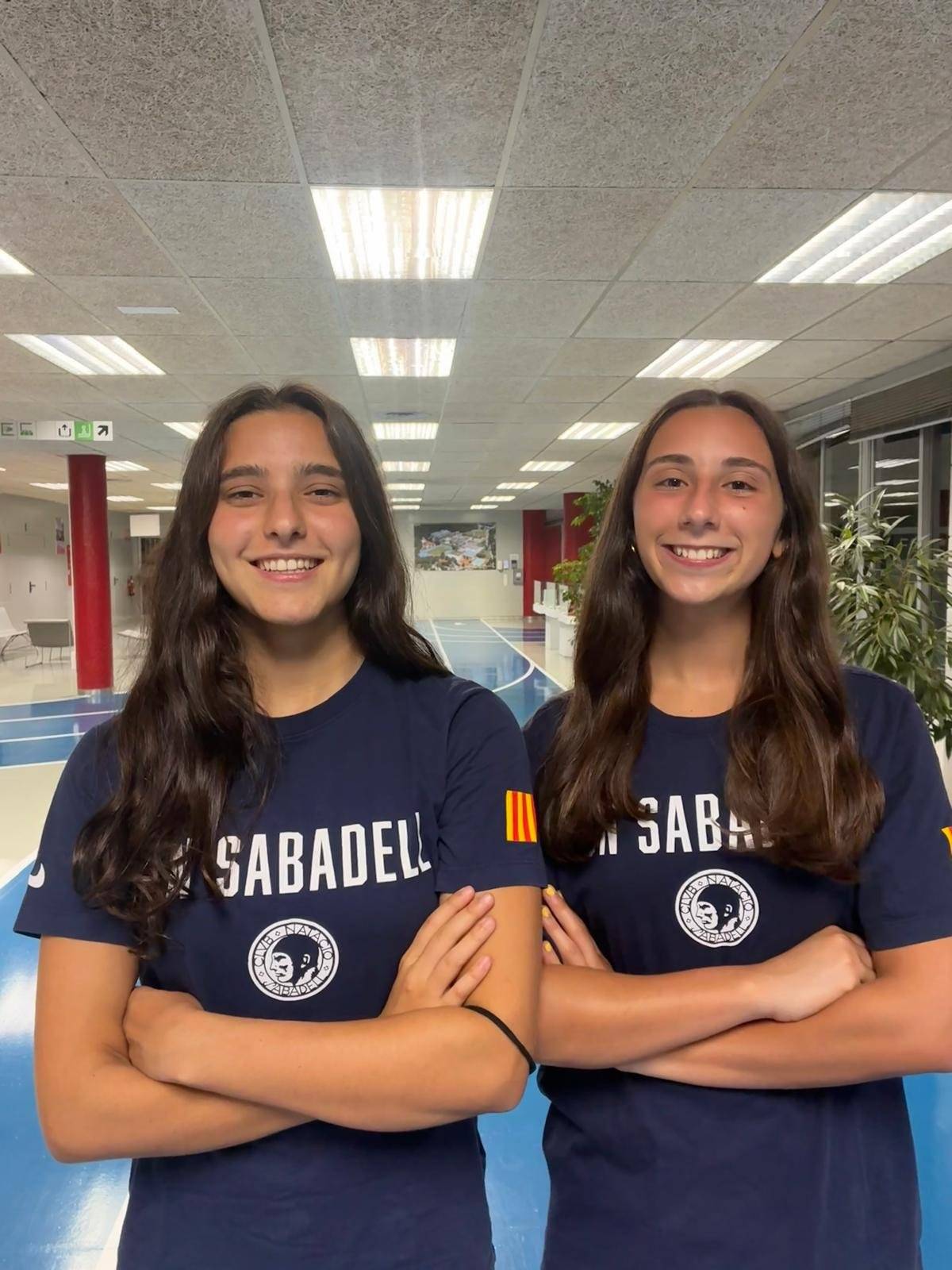 Llorenç i Teodoro, durant la concentració amb la selecció - CN Sabadell Llorenç i Teodoro, durant la concentració amb la selecció