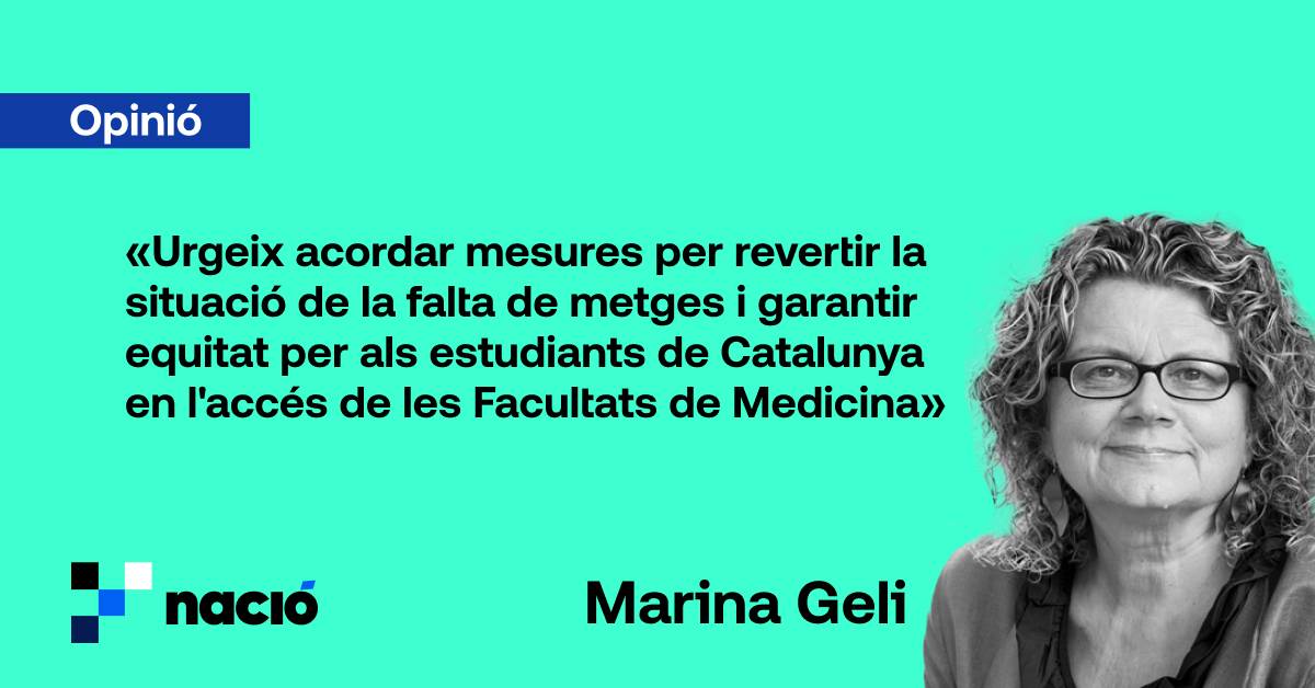 Reparar els greuges de la medicina a Catalunya