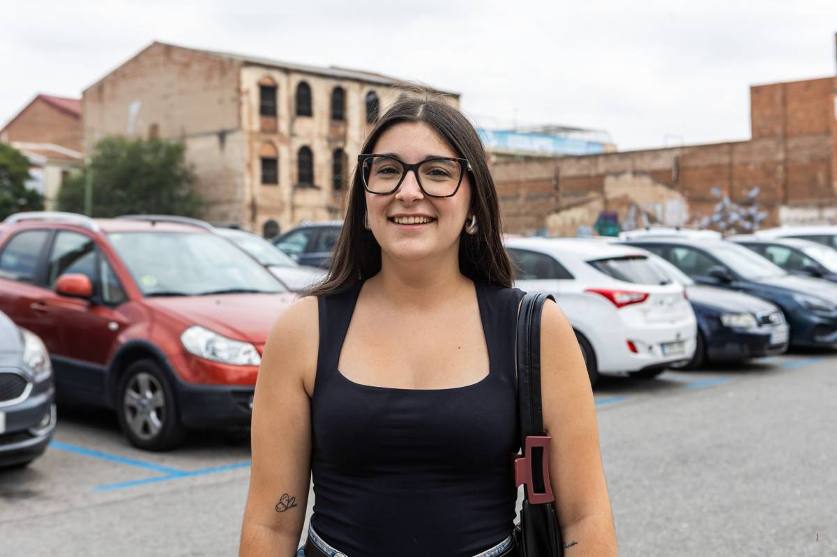 Iria Garcia, veïna de Polinyà, a la Creueta - Juanma Peláez Iria Garcia, veïna de Polinyà, a la Creueta