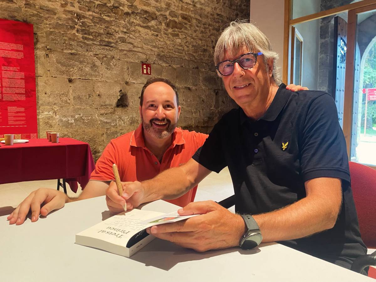 Pep Tuldrà irromp amb la novel·la negra ‘Trets al Pirineu’ a El Miracle de Riner després de la renovació de l’espai
