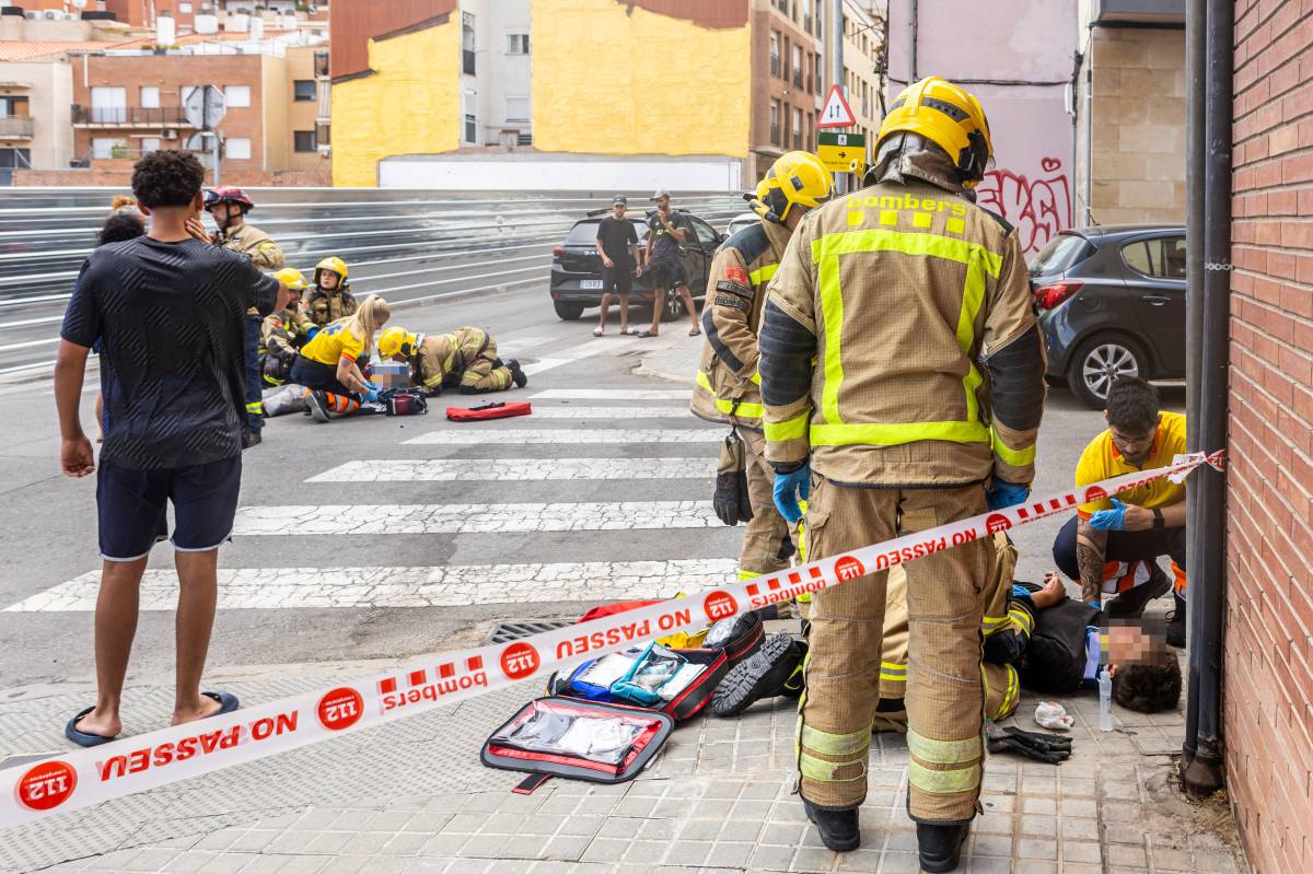 Dos ferits en un accident entre un cotxe i un patinet a Covadonga