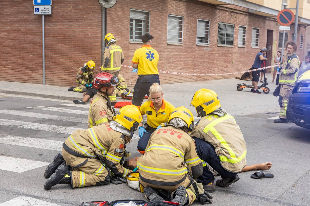 Accident al carrer de Bonavista - Juanma Peláez