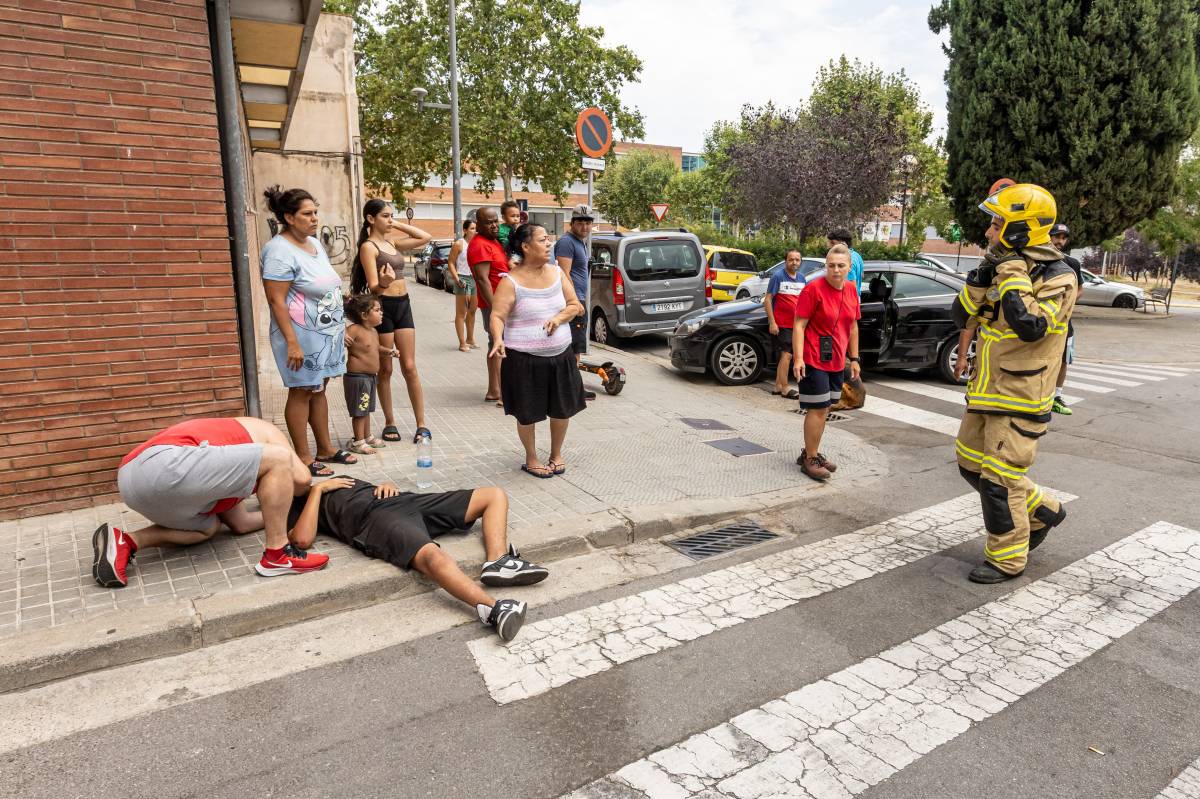 Accident al carrer de Bonavista - Juanma Peláez