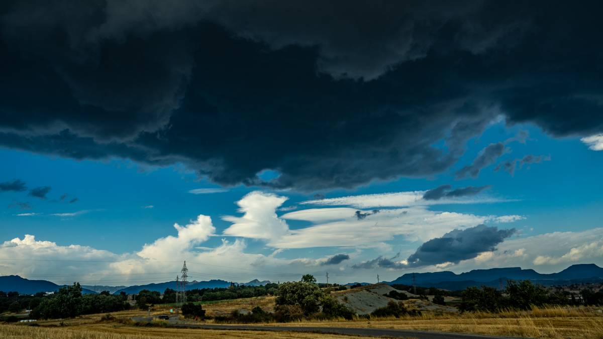 Nou avís vermell del Meteocat per temps violent