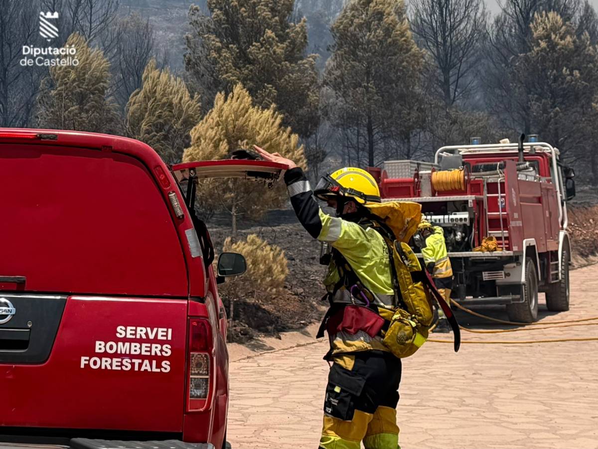 L'incendi de la Vall d'Uixó, controlat després de 10 dies