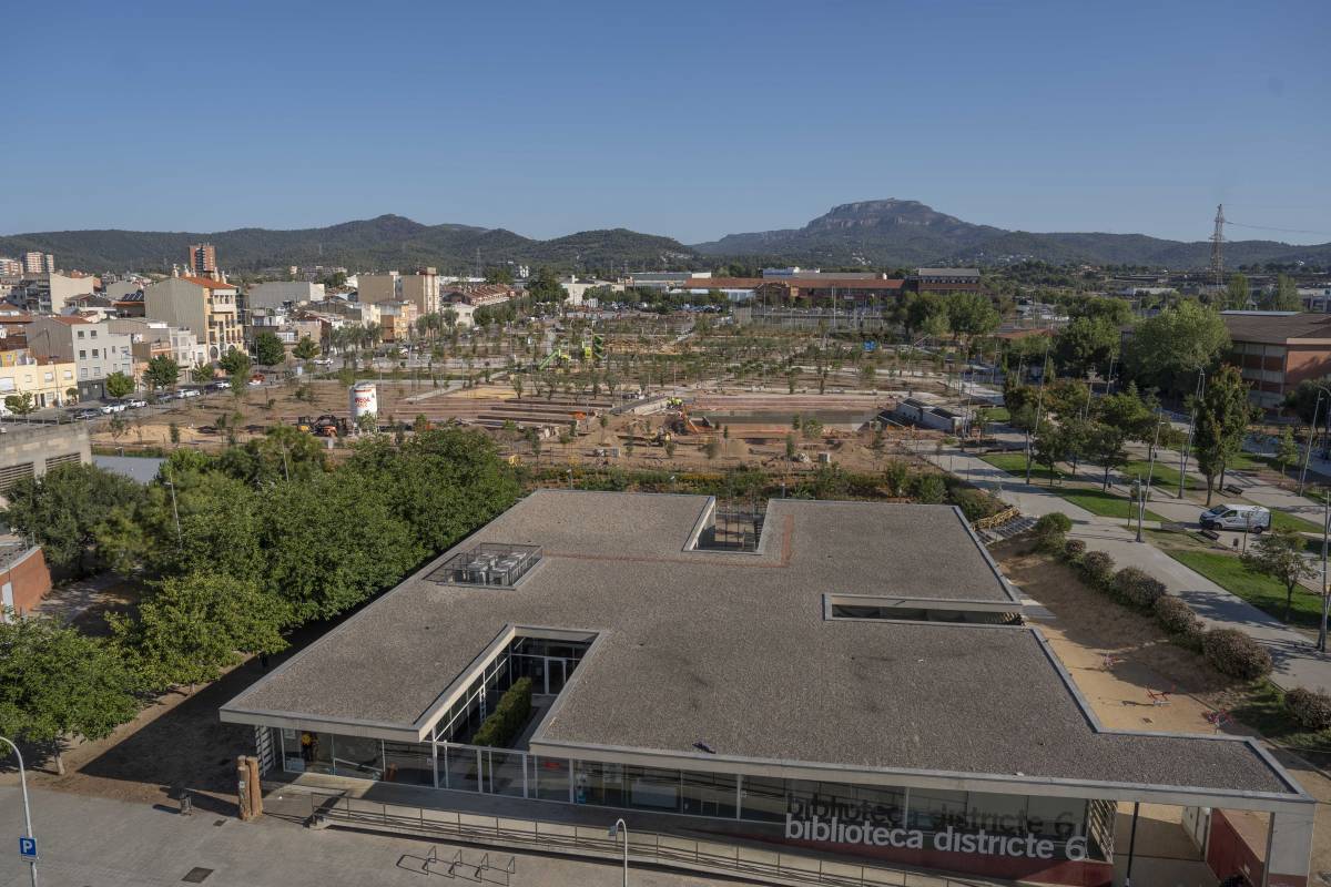 FOTOS | Les obres del parc de la República encaren la recta final
