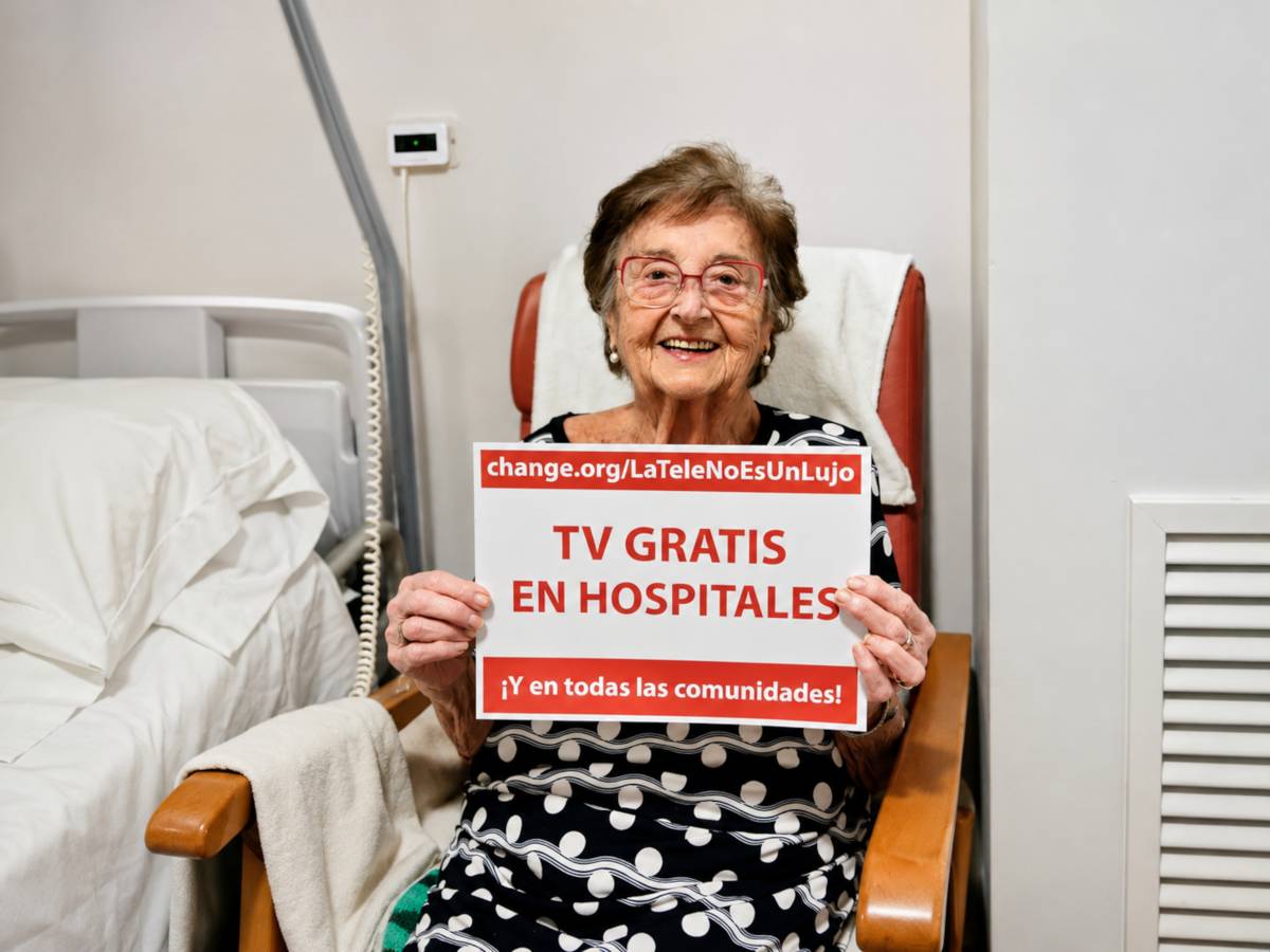 Una pacient de 94 anys es rebel·la: «TV gratuïta als hospitals»