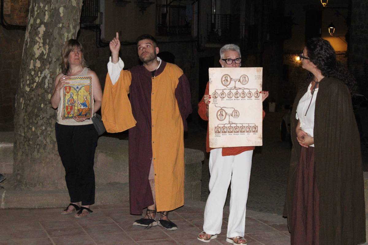 La vida quotidiana de Solsona al voltant dels Torroja centra les visites nocturnes teatralitzades