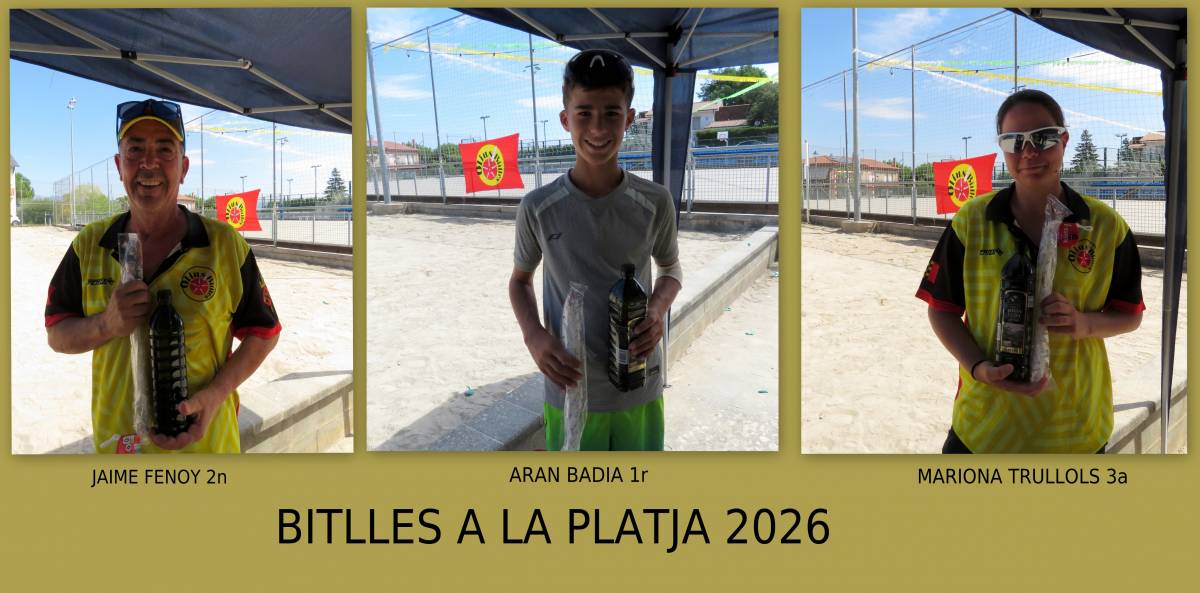 Podi de les bitlles a la platja - Podi de les bitlles a la platja