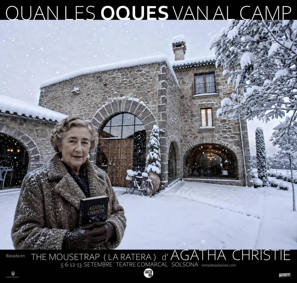 El suspens de «Quan les oques van al camp» irromp a la Festa Major de Solsona amb l'obra de Lacetània Teatre