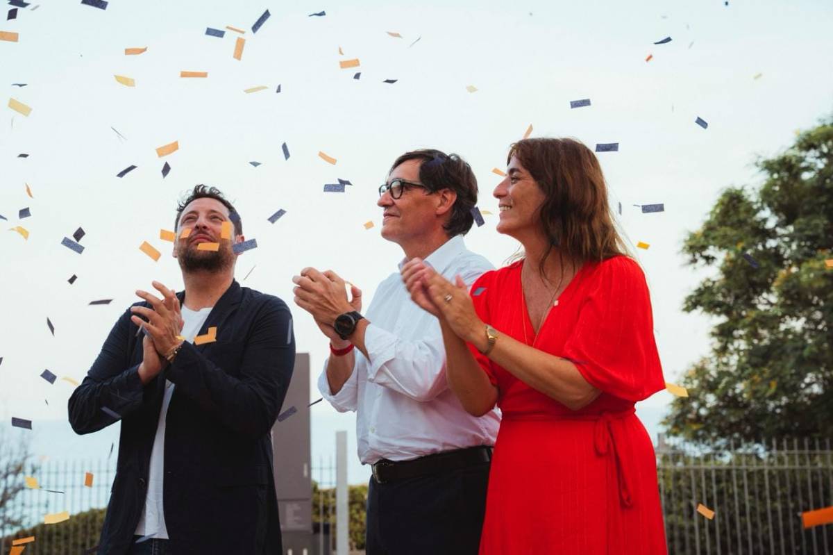 Salvador Illa, aquest dimarts al vespre a l'acte de Tarragona - Arnau Carbonell / Govern