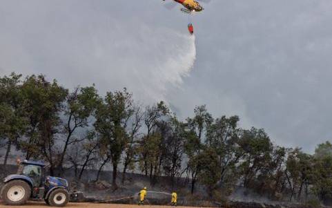 Extingit un incendi de vegetació al Pujolot, a Sant Bartomeu del Grau