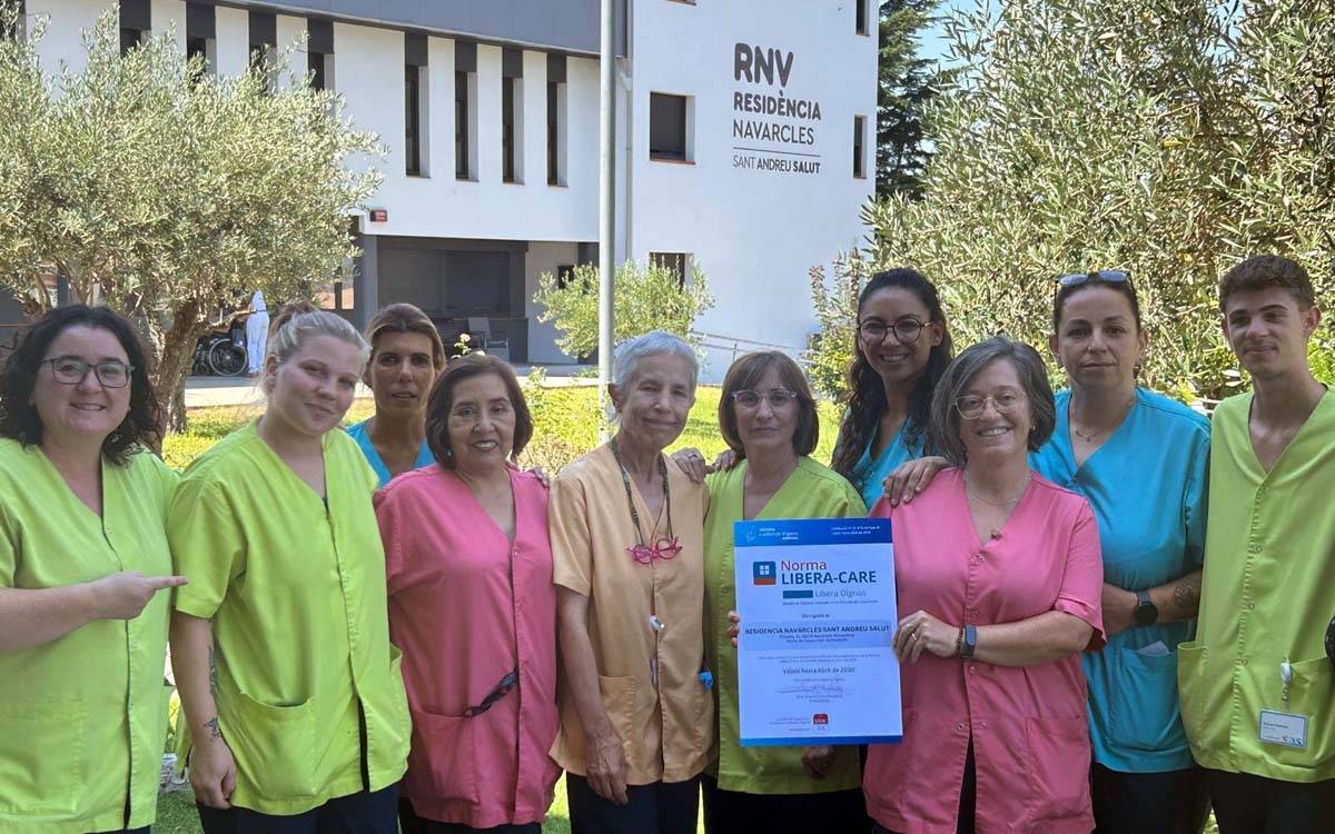 La Residència Navarcles renova fins al 2030 l'acreditació com a Centre Lliure de Contencions