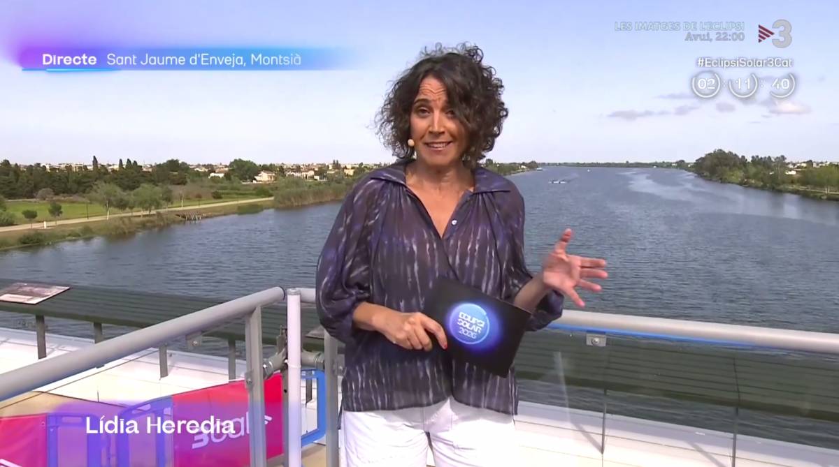 Lidia Heredia torna a Catalunya per a l'especial de TV3 de l'eclipsi
