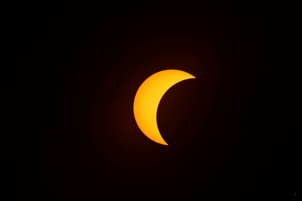 Les fotos de l'eclipsi