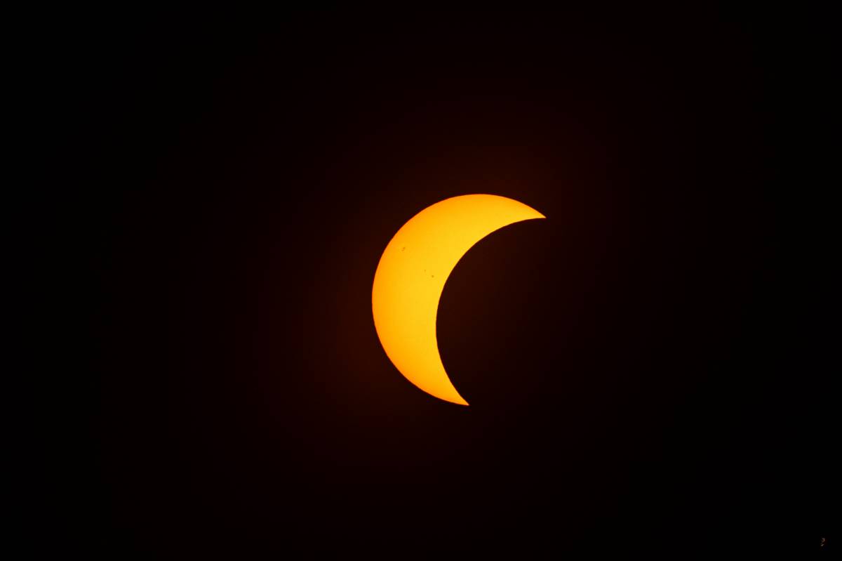Les fotos de l'eclipsi