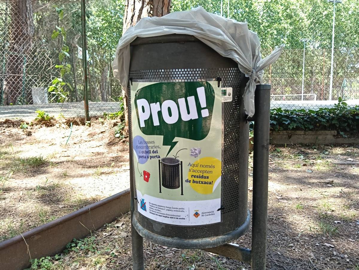 500 bosses de brossa al dia: pobles del Montseny diuen «prou» a l'incivisme