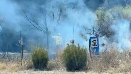 VÍDEO | Incendi a la C-58 entre Terrassa i Sant Quirze del Vallès