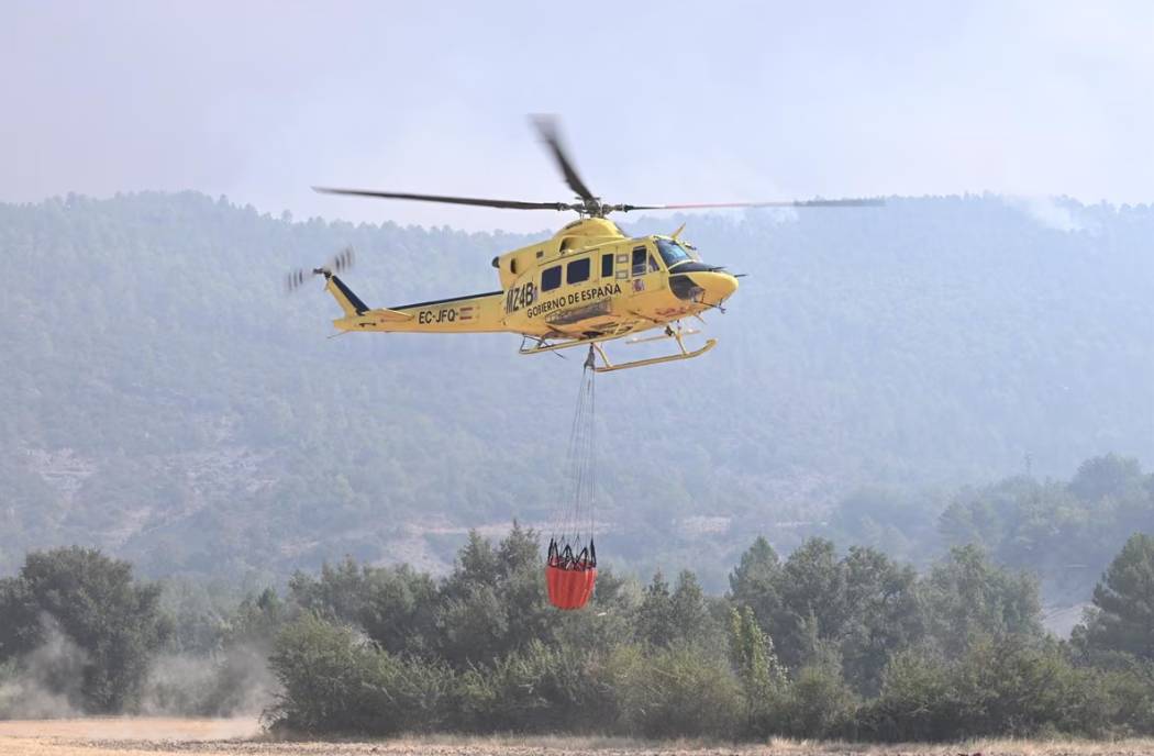 Catalunya envia un nou equip de Bombers a l'Aragó per fer front a l'incendi que afecta el territori