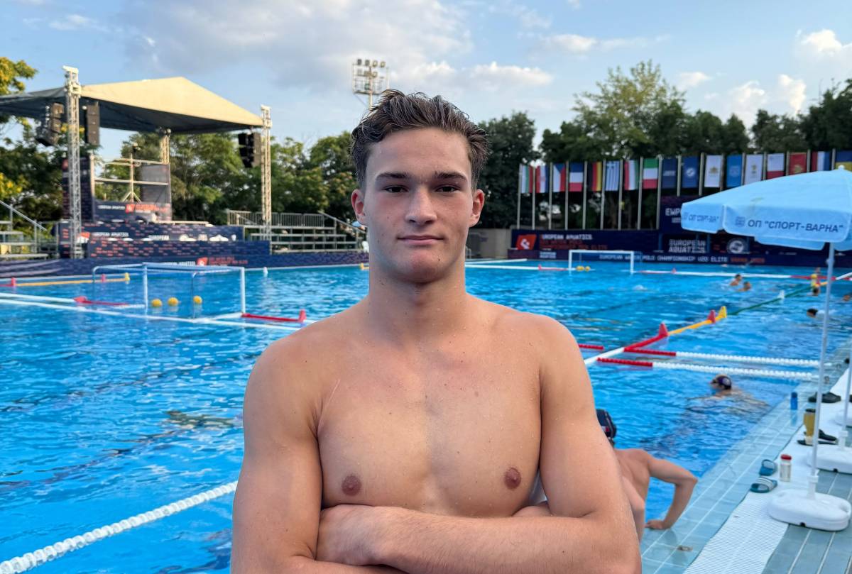 El sabadellenc Tiago Carrió, plata a l'Europeu júnior de waterpolo