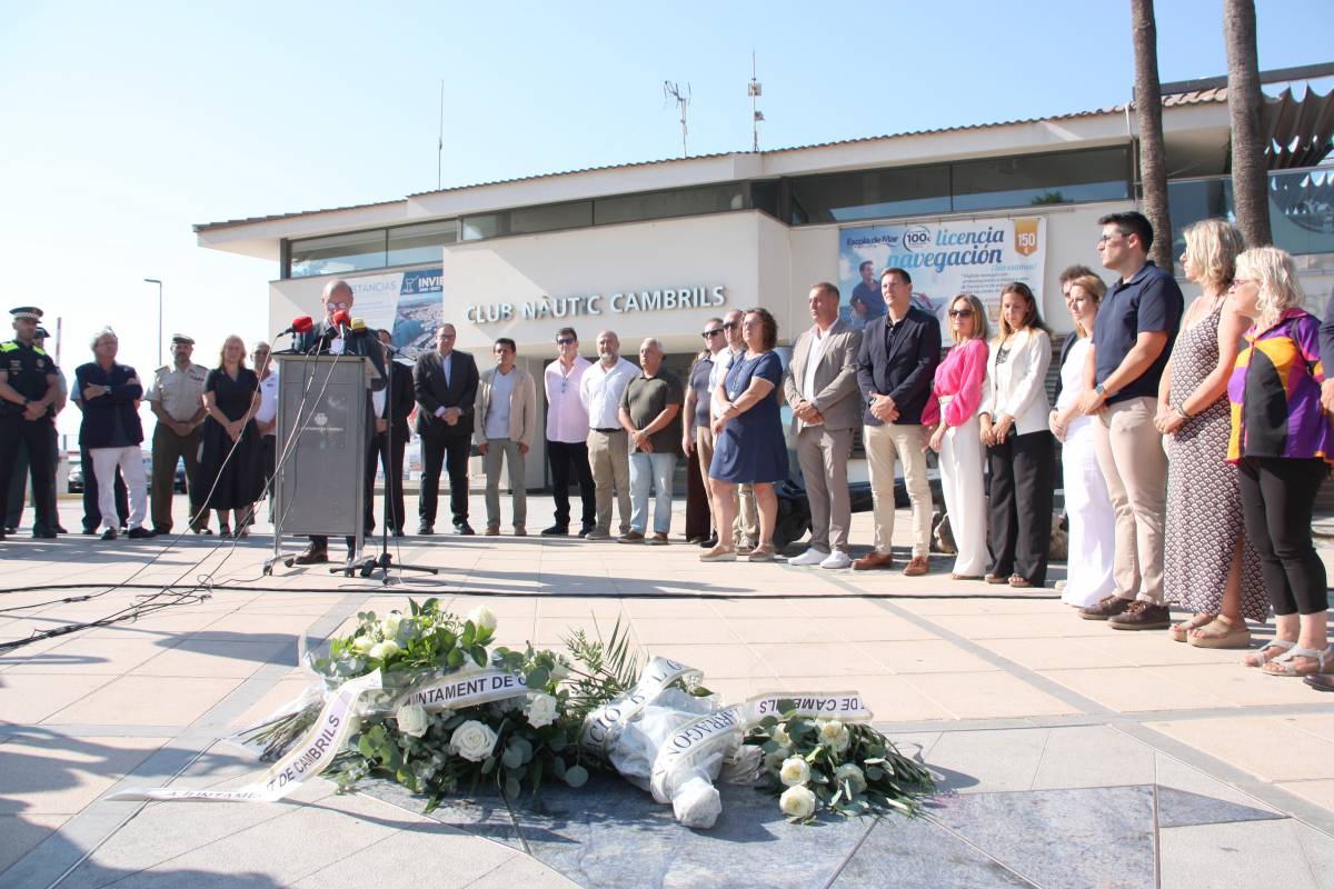 Cambrils recorda les víctimes dels atemptats nou anys després
