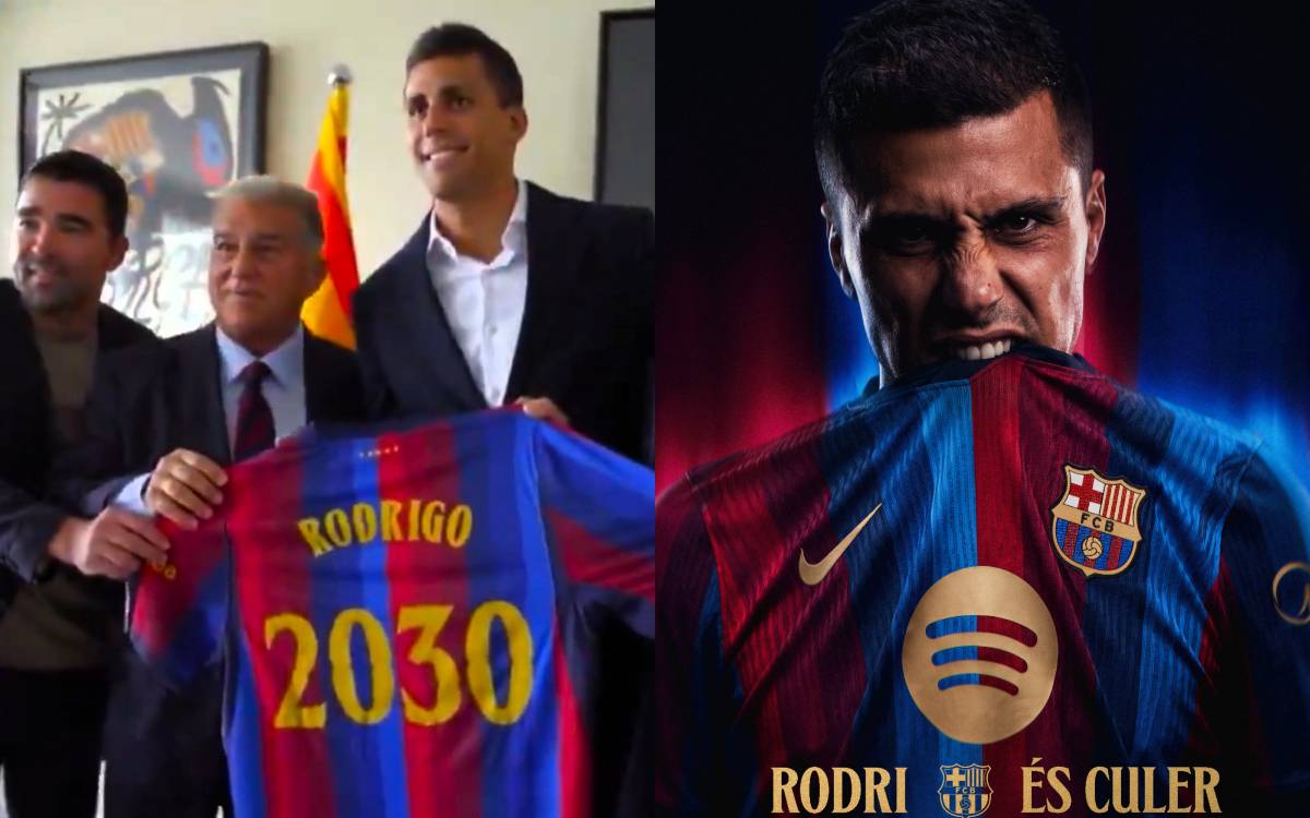El Barça passa per davant del Madrid i es reforça amb el fitxatge de Rodri 