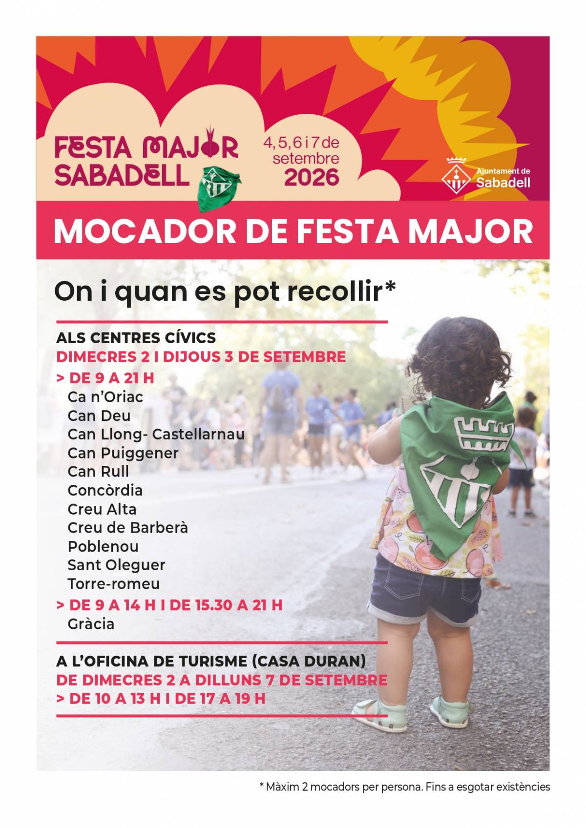On puc agafar els mocadors de Festa Major a Sabadell? - On puc agafar els mocadors de Festa Major a Sabadell?