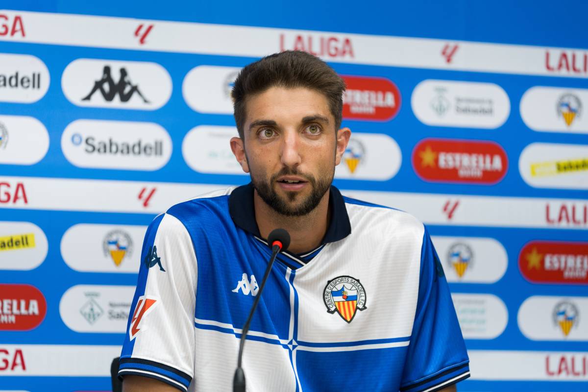 Edgar González: "Per l'ambició del projecte i la forma de treballar, tenia clar que volia estar al Sabadell"