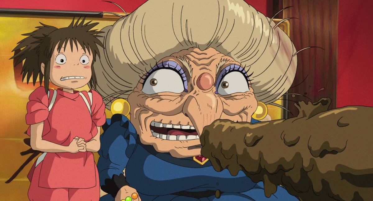 Una escena de Spirited Away