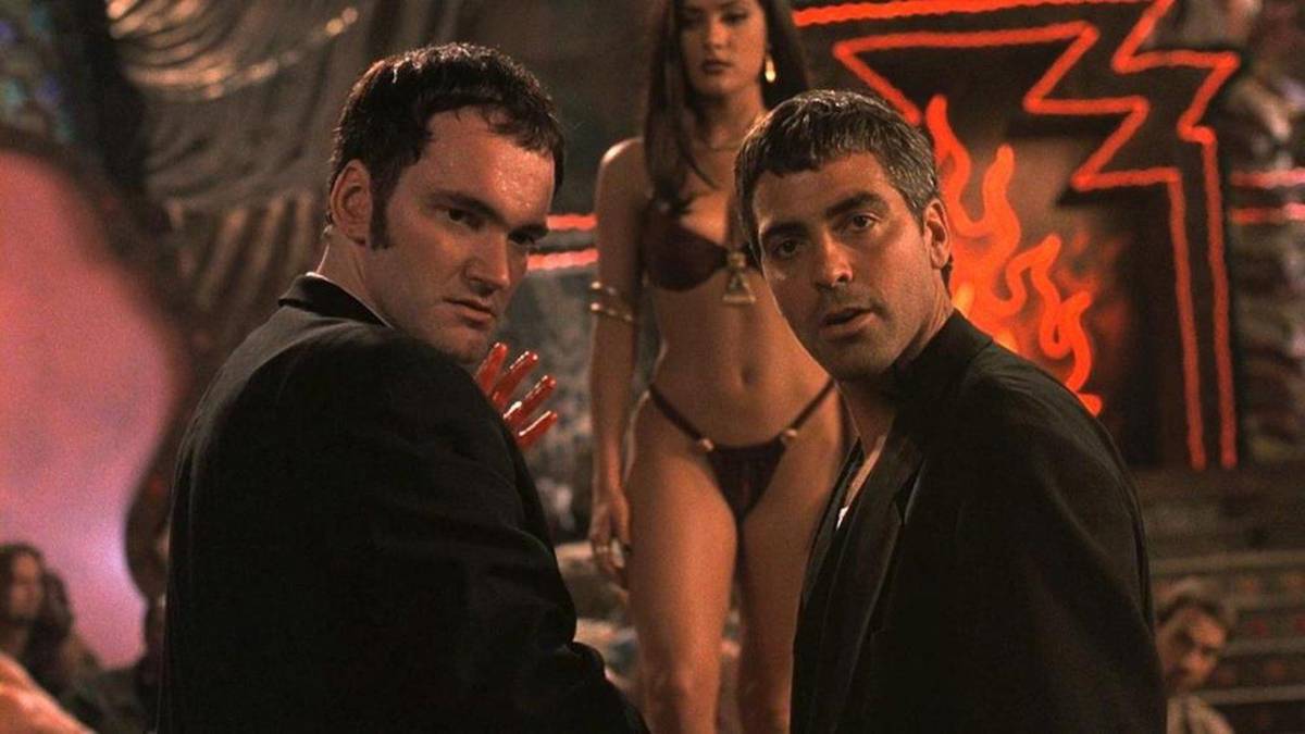 Quentin Tarantino i George Clooney a From Dusk Till Dawn