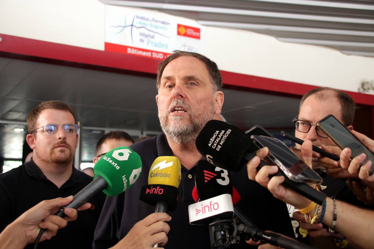 Junqueras confirma per l'11S: «La pluja em va fer fora l'any passat»