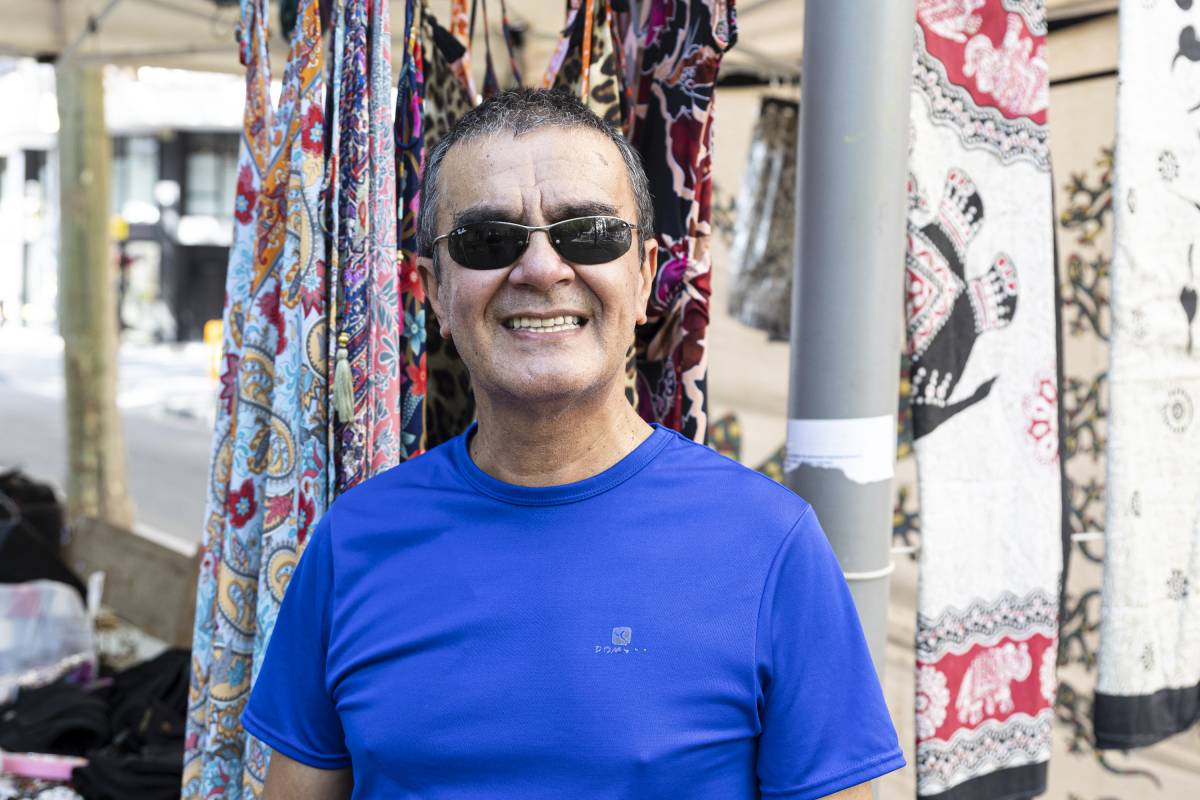 Ricardo Pérez, paradista a la Rambla - Lluís Clotet Ricardo Pérez, paradista a la Rambla