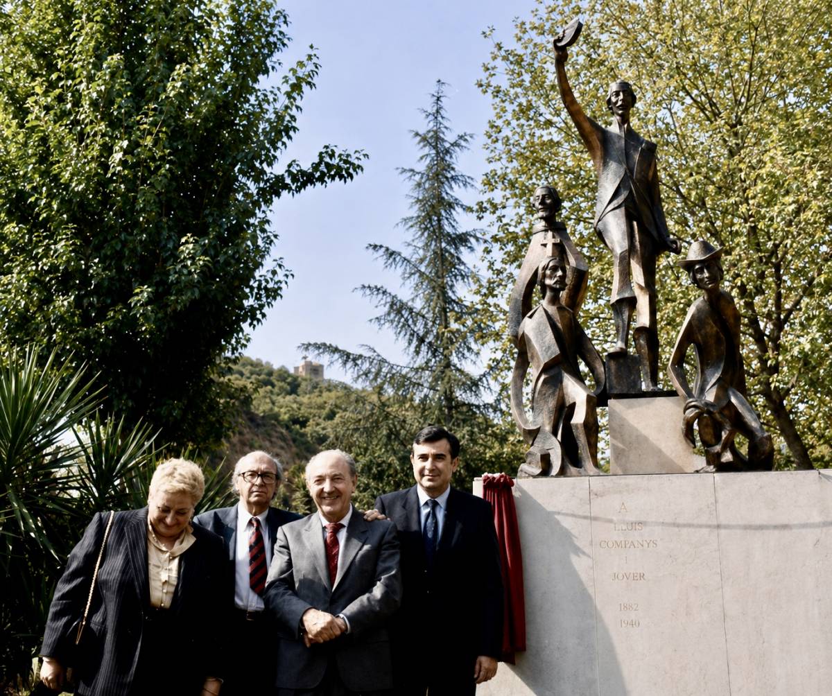 Inauguració del monument a Lleida - Arxiu Josep Borràs