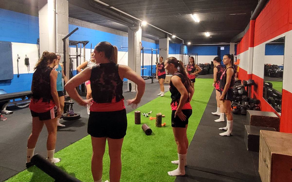 Les jugadores del Manresa CBF han començat amb força els entrenaments de pretemporada - Xavier Sucarrats