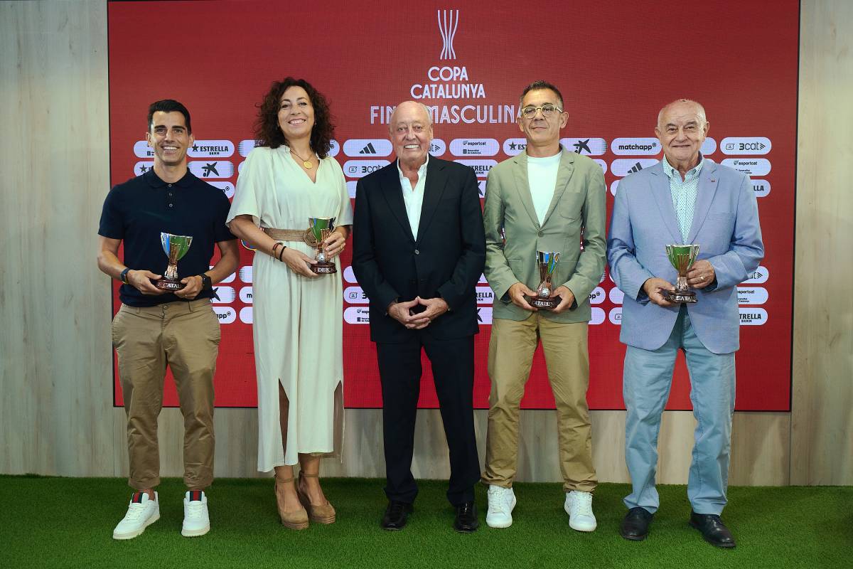 Els representants dels dos clubs - Gerard Franco - FCF Els representants dels dos clubs