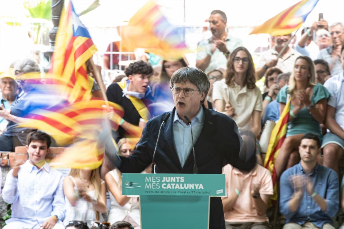 Un altre aniversari de l'1-O sense Carles Puigdemont a Catalunya