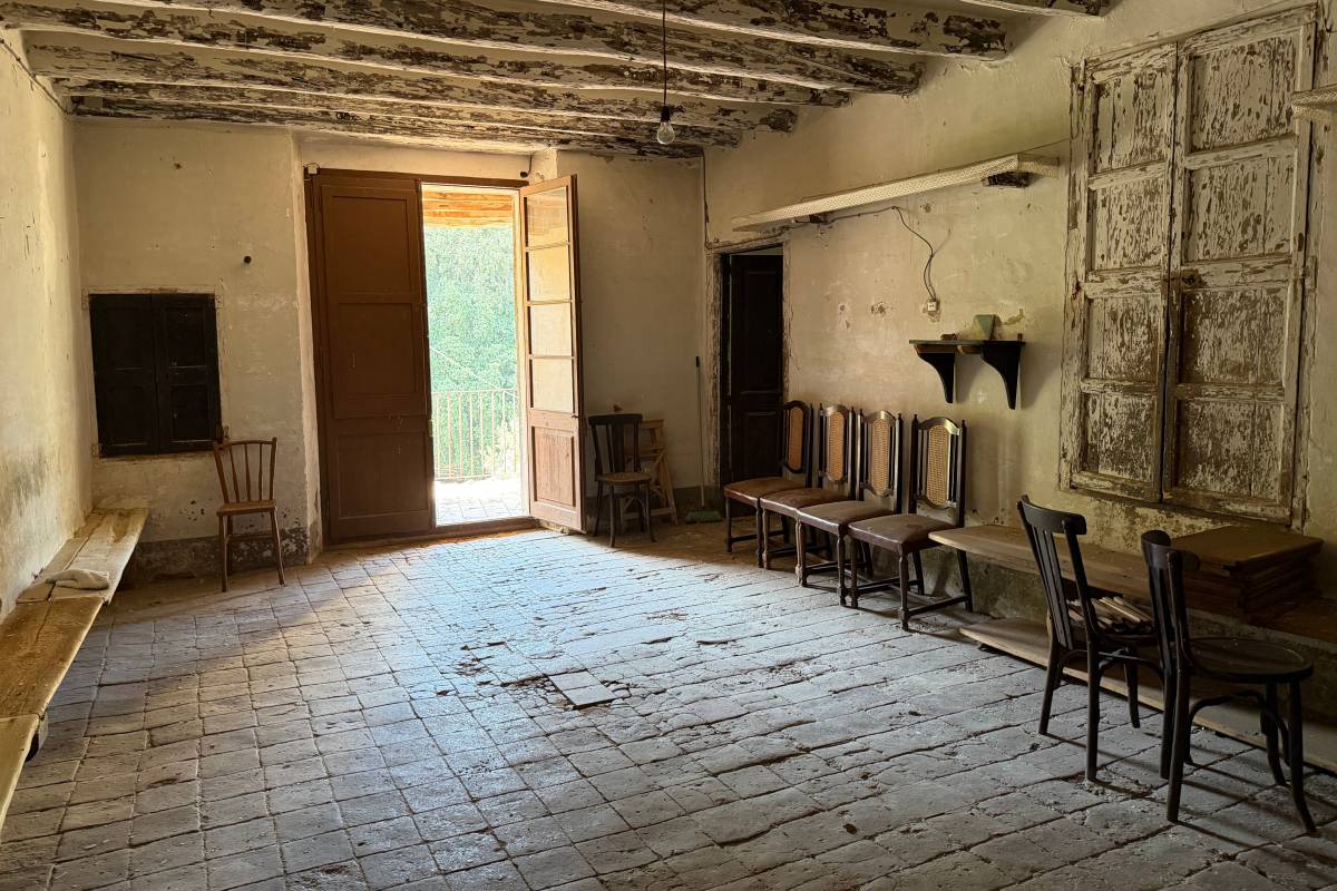 Una imatge de la masia Sala de Viladrau. - ACN Una imatge de la masia Sala de Viladrau.