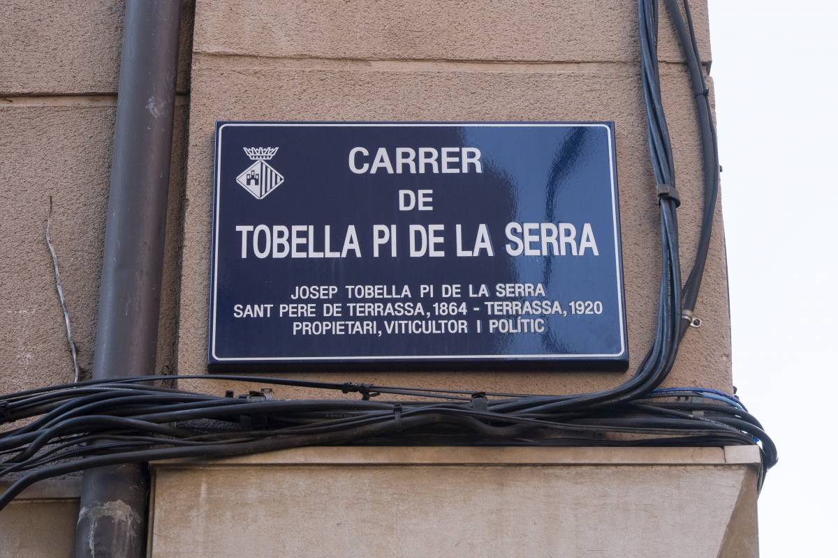 Placa del carrer - Alberto Tallón Placa del carrer