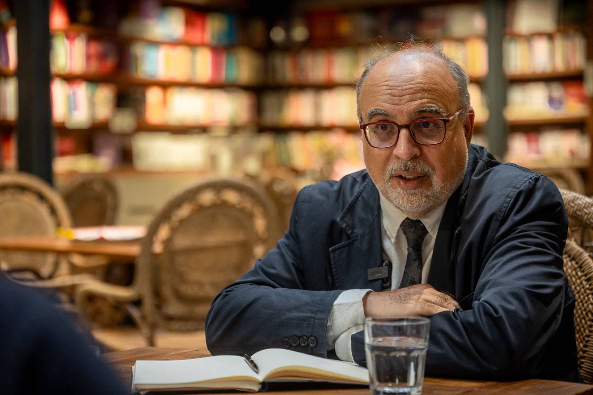 Enric Juliana en una entrevista amb Nació - Miquel Homs Enric Juliana en una entrevista amb Nació