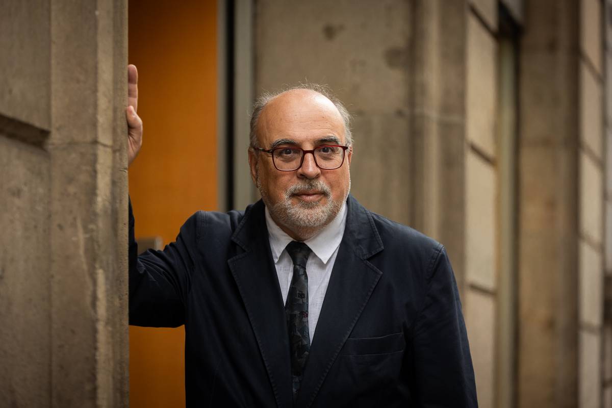Enric Juliana, en una entrevista amb Nació - Miquel Homs Enric Juliana, en una entrevista amb Nació