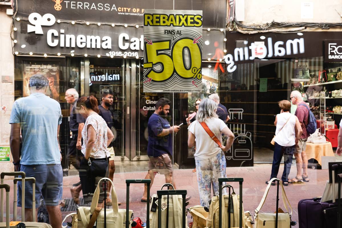 Enguany hi ha hagut més persones a Terrassa durant l`estiu, cosa que ha afavorit el comerç
