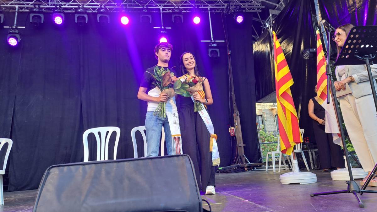 Salma Kriouar i Aleix Ferrer, nous pubilla i hereu de Manresa